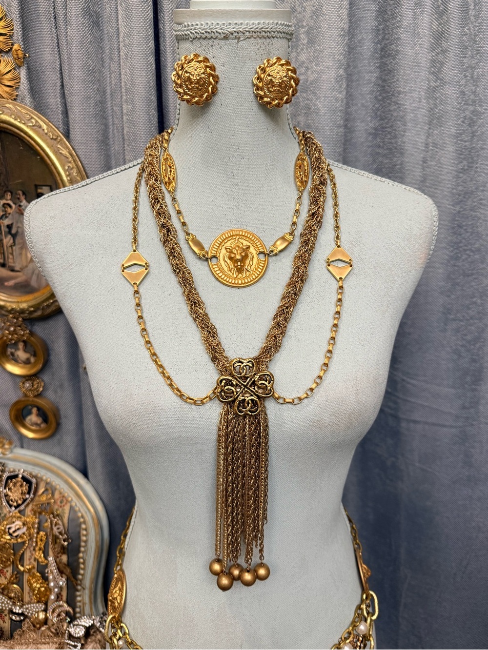 Baroque Empire — Lion Statement Vintage Jewelry Set